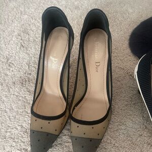 Dior Black and Tan Women's Shoes